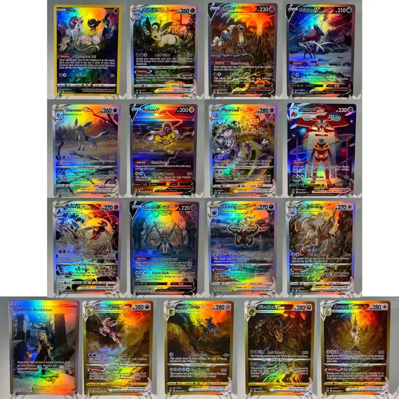 Prismatic Evolutions PKM Cards PTCG5-A GX Rainbow Umbreon Sylveon Leafeon ex Rare Collection Battle Toys Δώρα για χόμπι — image 5