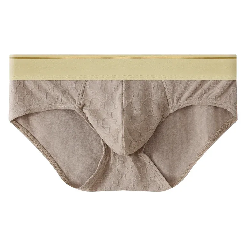 Fashion Men's Underwear Breathable and Comfy Pure Cotton Knit Briefs — image 19