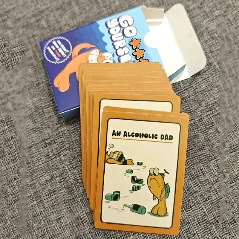 Go Fish Card Game Yourself Fun Gag Δώρο Ξεκαρδιστικά επιτραπέζια παιχνίδια με A Twist Night Οικογενειακό παιχνίδι πάρτι αλληλεπίδρασης για 2+ παίκτες — image 2