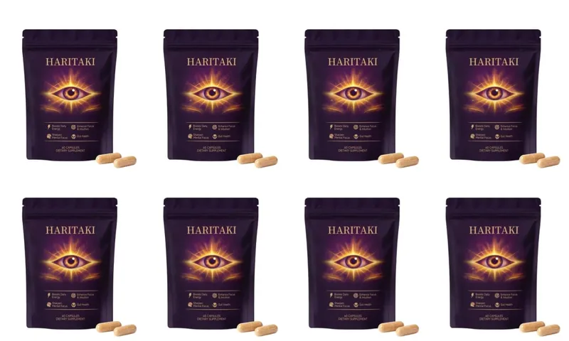תוסף האריטאקי 3rd Eye 500mg תומך באיזון עיכול בריאות מעיים סילוק קבוע יומי הגנה נוגדת חמצון 60 Ct