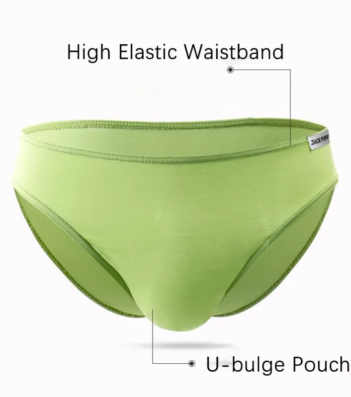3PCS/Lot Men's Underwear Modal High Quality Soft Briefs Breathable Comfortable Youth Underpants Male Sexy U Bulge Pouch Panties