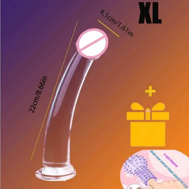 Transparent Realistic Dildo Strong Suction Cup No Vibrator Women Masturbator Anal Realistic Dick Sex Toys For Women Sex Shop 18