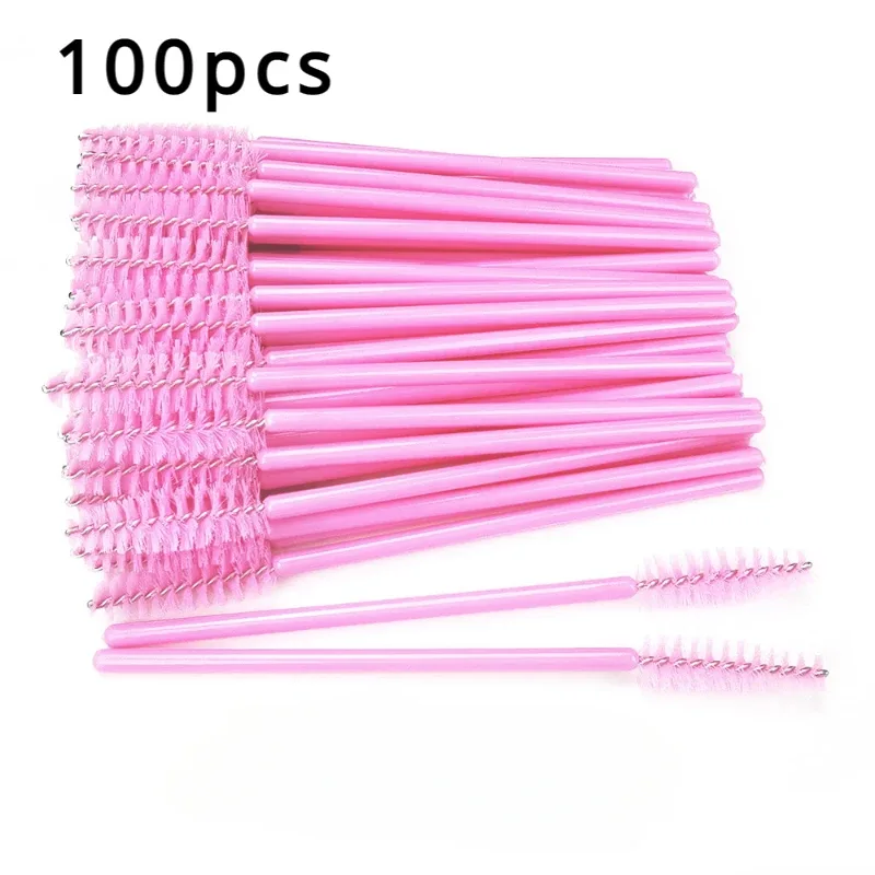 50/100/150pcs Eyelash Brushes Concealer Lash Brush Spoolies Mascara Wands Applicator for Eyelash Extension Makeup Set LAUKISS — image 28