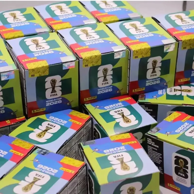 Panini FIFA World Cup 2026 תיבת מדבקות אטומה תיבת תחביבים מדבקות כדורגל לאספנות עבור אוסף אלבומים מאוורר כדורגל