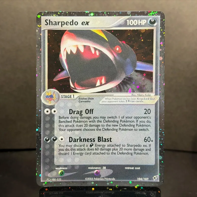 Κάρτες μεσολάβησης Pocket EX Deoxys Crobat Jirachi Latios Sharpedo Salamence Hariyama Deoxys Rayquaza Cosmos Holo Gold Star UR — image 20