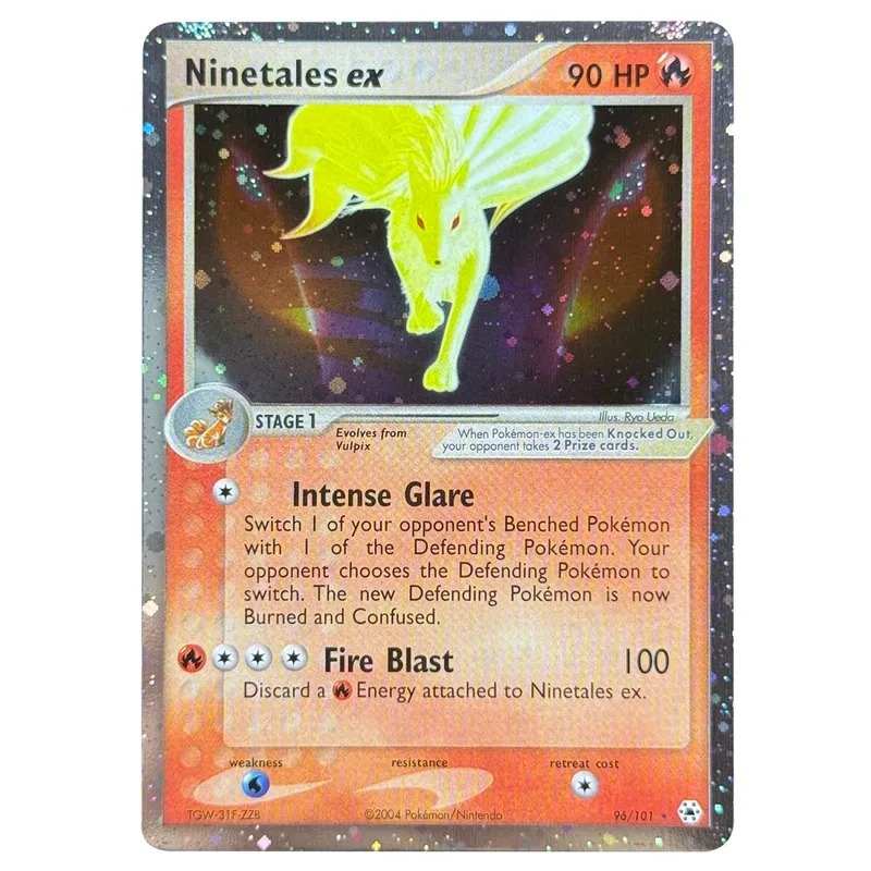 Κάρτες μεσολάβησης Ολογραφικά Emerald Cacturne Rayquaza Hidden Legends Kyogre Crystal Guardians Alakazam Star Flareon Metagross — image 37
