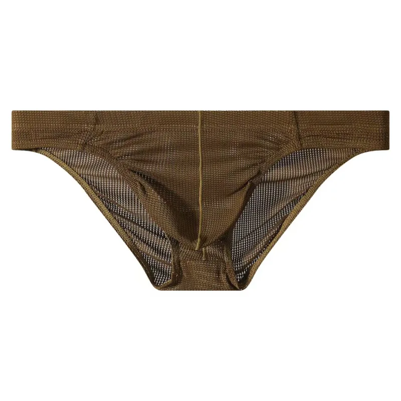 Men's Summer Ultra-thin Boxers Briefs Ice Silk Seamless Underwear Sexy Lingerie Underpants Shorts Breathable Panties — image 9