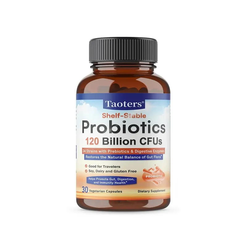 Probiotics 120 Billion CFUs 34 Strains with Organic Prebiotics & Digestive Enzymes Digestion & Immunity Health for Women & Men