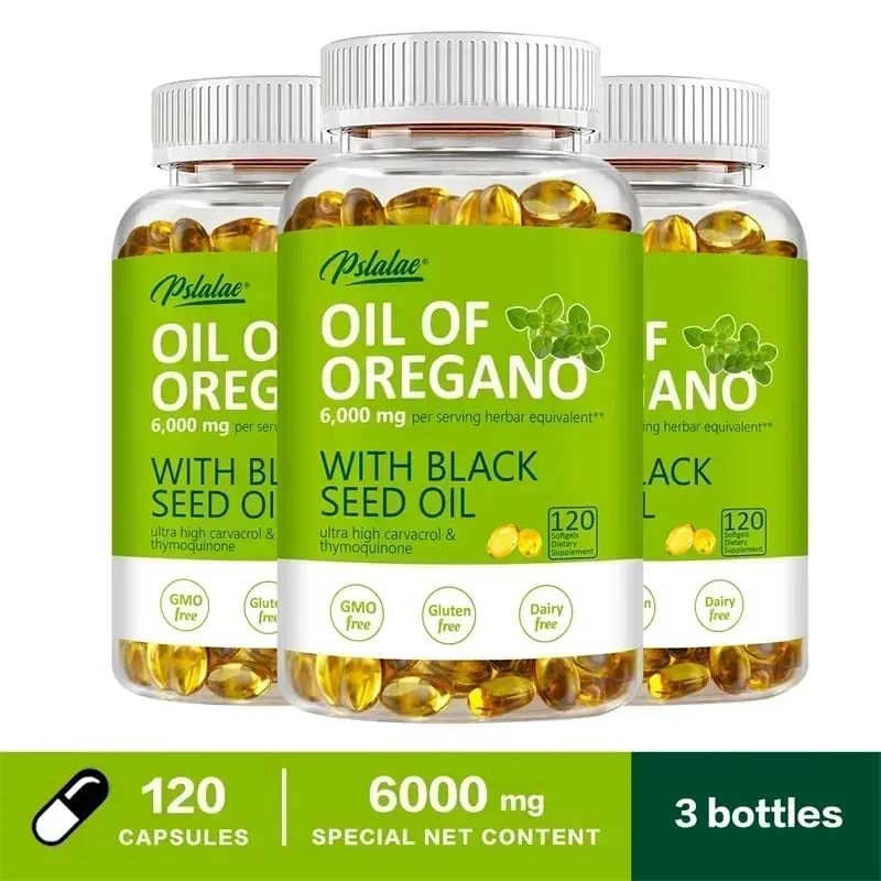 Oregano Oil Capsules - with Black Seed Oil - Digestive Support Gastrointestinal Health Immune Support — image 11