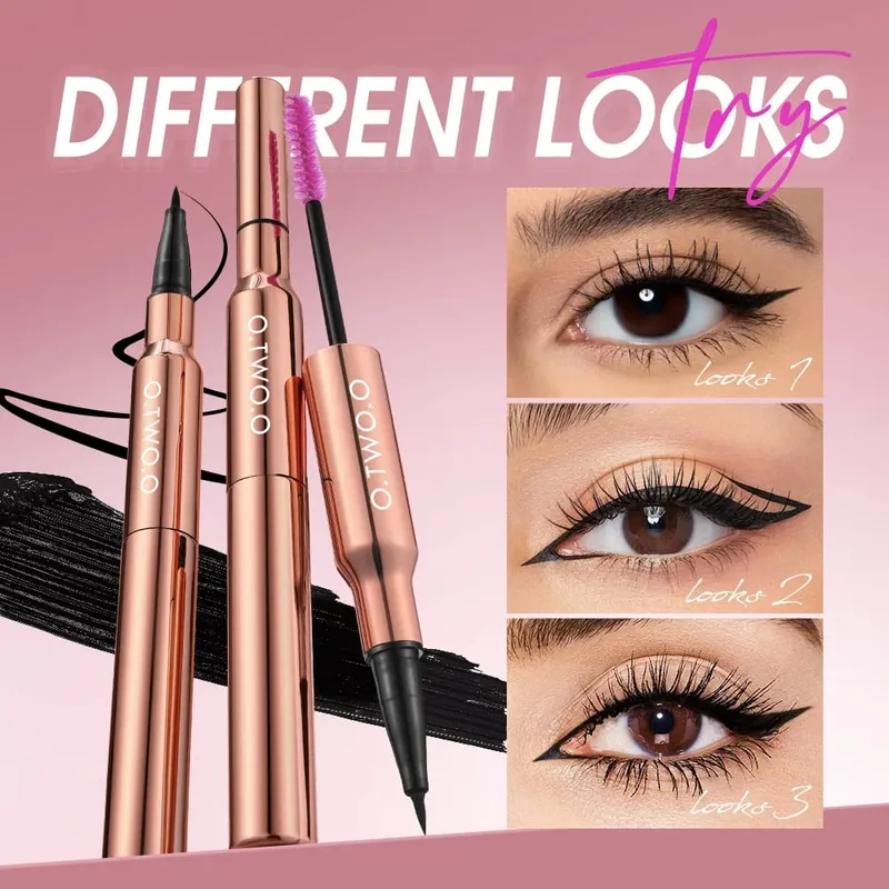 O.TWO.O 9 τμχ Full Makeup Face Setting Powder Primer Base Mascara Eyeliner Pen Eyebrow Tint Lipstick Eyeshadow Make-up για γυναίκες