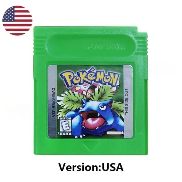 Sok stílusú Pokémon Vörös Kék Kristály Arany Zöld Ezüst Sárga GBC játékkártya 16 bites videojáték kazettás konzolkártya GB/SP — image 4