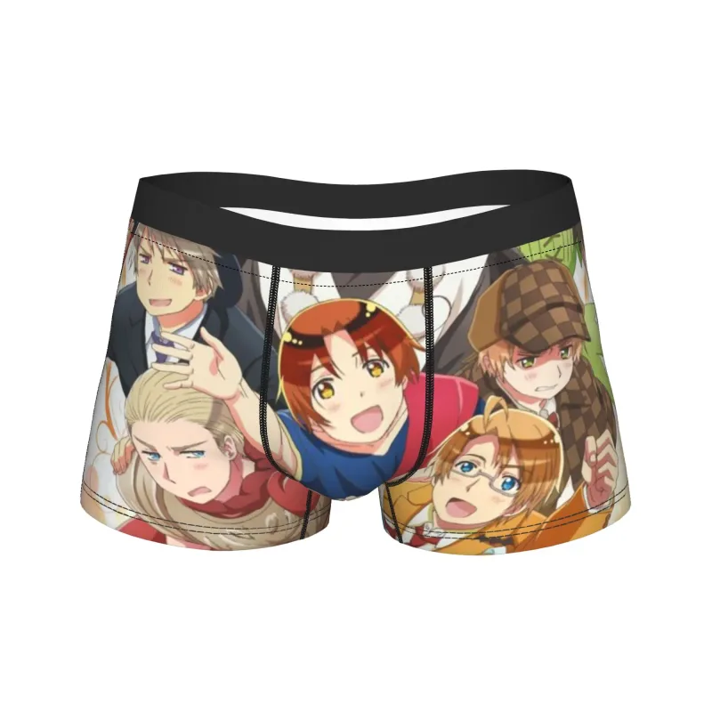 Hetalia World Stars Men Boxer Shorts Cozy Underwear Underpants