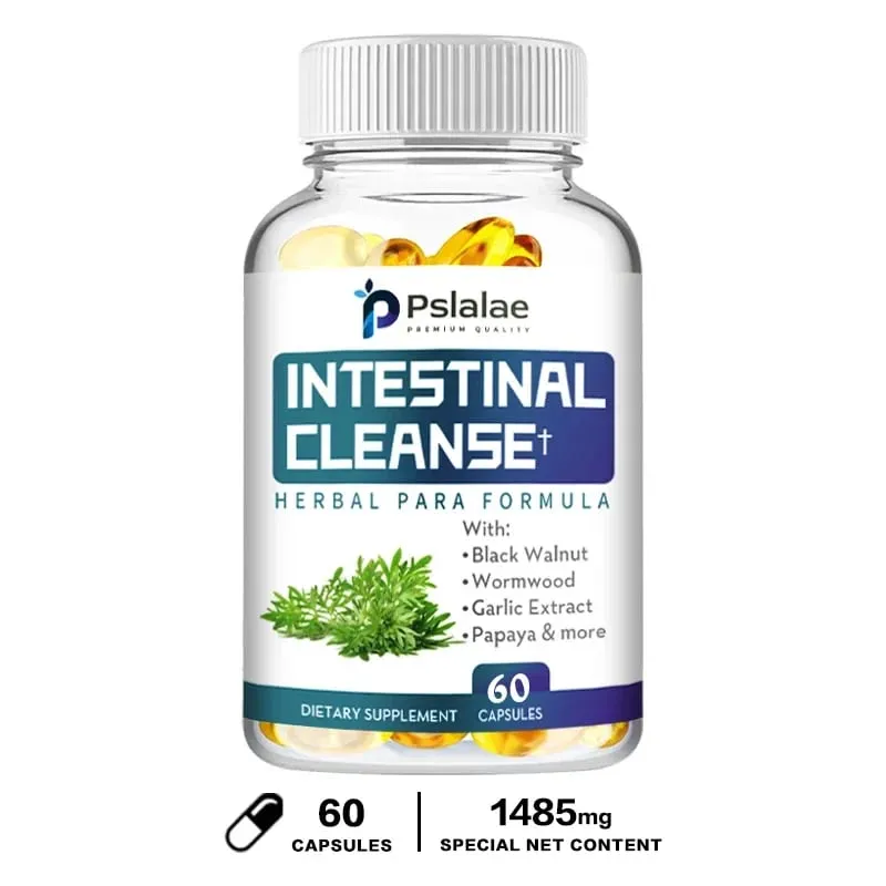 Intestinal Cleanse - Supports Cleansing Detoxification Liver Colon Cleansing Intestinal Health and Immune Enhancement