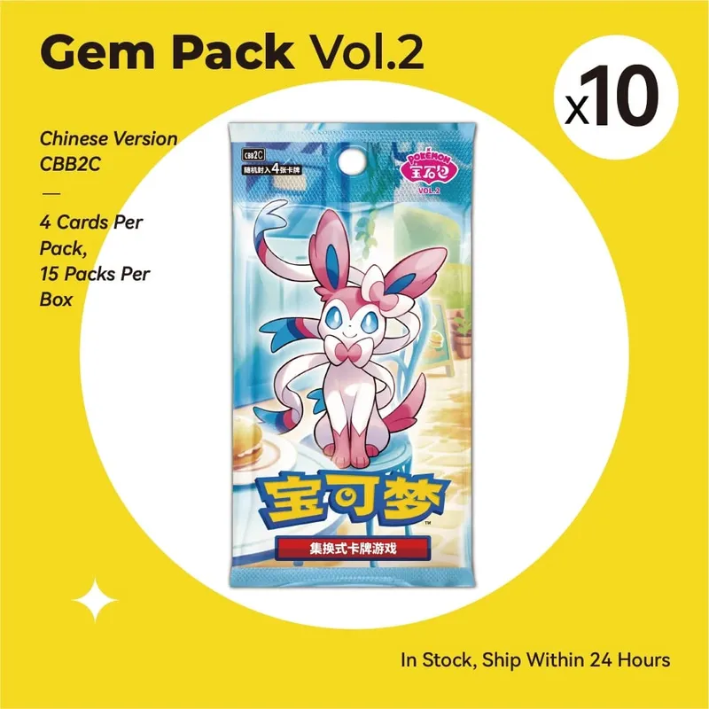 Νέο Gem Pack Vol 2 Cards Scarlet and Violet Trading PTCG Box Eevee Eeveelution Gem Pack 2 Collection Toy Gift Original 100% — image 15