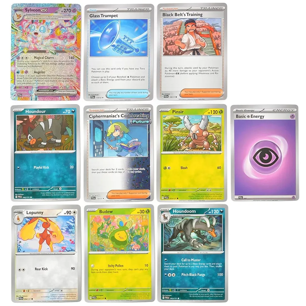 Εμπορική κάρτα Pokémon 360Pcs English Pokémon TCG: Prismatic Evolutions Scarlet Violet Box 36 Pack Box
