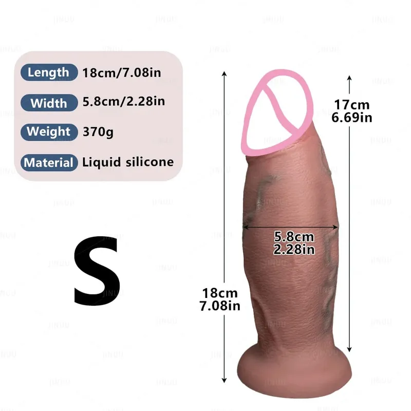 Enorme consolador realista fantasía pene largo Miembro grande ventosa consoladores para mujeres consolador Anal gigante juguetes sexuales para Mujeres Hombres Gay — image 11