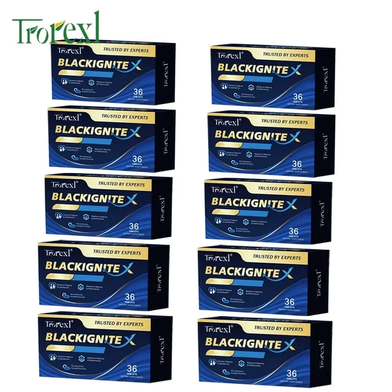 BlackIgnite X Tablets Oyster & Ginseng Supplement Enhancer Strength Extended Activity for Confident Performance — image 10