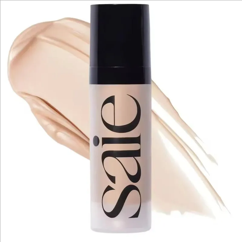 Saie 4-Colors Liquid Blush CHILLY SPICY Highlighter Sunglow Contouring Shimmer Powder Γρήγορη ξήρανση, μη κολλώδης φυσική υφή