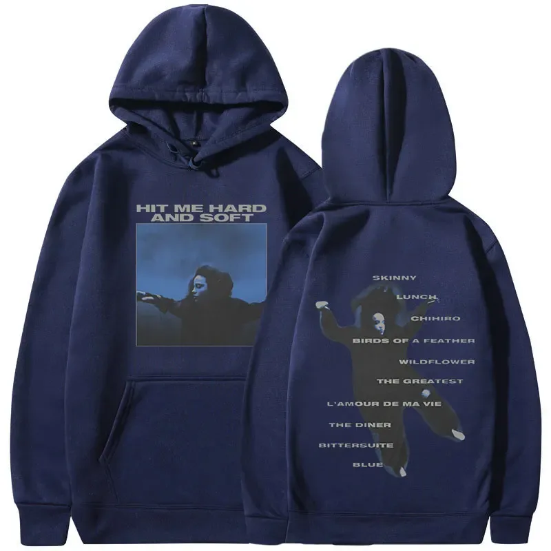 Hit Me Sert ve Yumuşak 2024 Tur Kapüşonlu Erkek Kadın Moda Vintage Harajuku Sweatshirt Uzun Kollu Büyük Boy Kazak Hayranları Hediye — image 11
