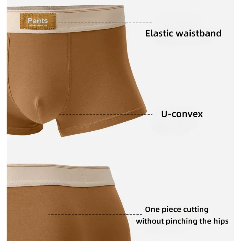 Intimo da uomo Boxer in cotone Pantaloncini Hombre Mutandine Uomo Mutande traspiranti Sport sexy Comfort Boxer maschili Taglia grande L-7XL — image 12