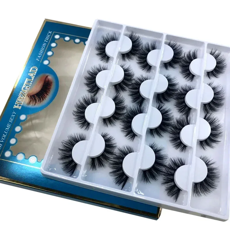12 זוגות של Multipack 3D מינק ריסים מלאכותיים בעבודת יד, כלי איפור עיניים טבעי רך ונימוח — image 12