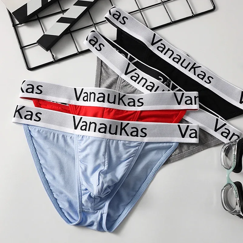 Men's High Cut Panties Soft Modal Fabric Low Rise Briefs Sexy Comfortable Underwear — image 24