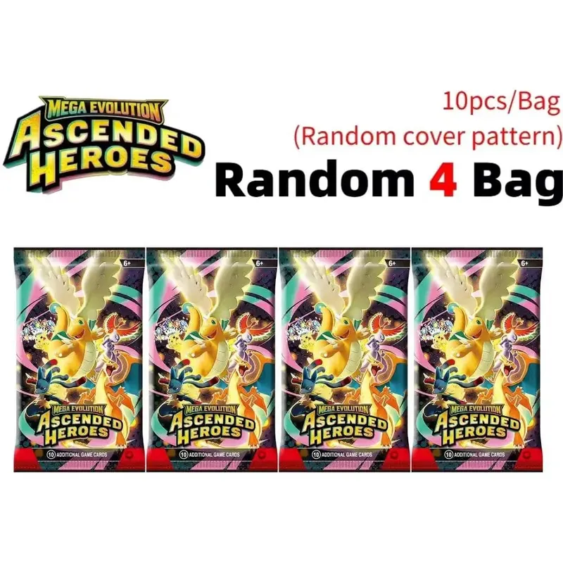 διασκέδαση 40 τεμάχια Pokemon Card Pack 4 Sets Sun Moon Violet 151 Αγγλικές κάρτες συναλλαγών Συλλεκτικά παιχνίδια Halloween Gift Fantasy Sci Fi — image 9