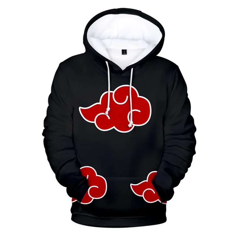 Bandai Naruto 3D Anime Sweat à capuche – Streetwear pour homme Cosplay Harajuku et style Y2K – Tendance et confortable — image 4