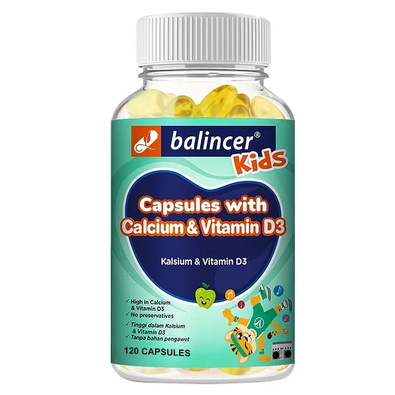 Height Growth - Supplements Calcium Vitamins Minerals and Essential Nutrients To Help Children Teenagers & Adults Grow Taller
