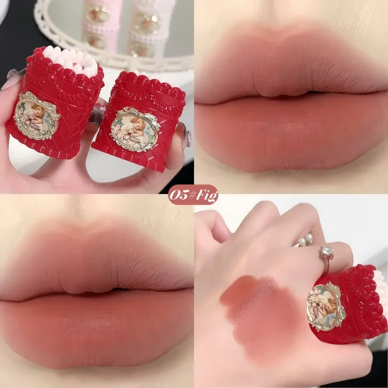 Διακόσμηση κέικ Velvet Lip Mud Matte Finish Αντικολλητικό Κύπελλο κραγιόν μακράς διαρκείας για καθημερινό μακιγιάζ και πάρτι — image 9
