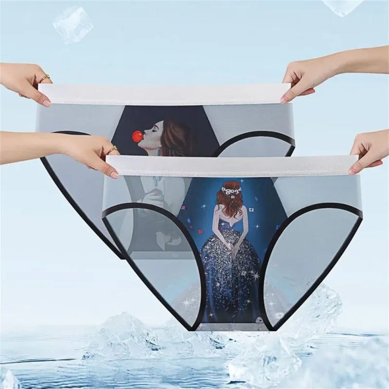 Novelty Cartoon Mesh Briefs Men Underwear NEW 2026 Male U Convex Pouch Underpants Plus Size XL-4XL — image 6