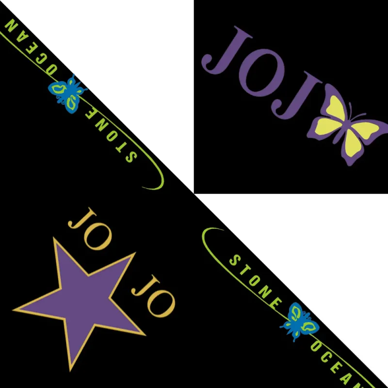 Anime Jojo's Bizarre Adventure Stone Ocean papillon sweat à capuche ample unisexe Style Anime sweat à capuche automne printemps haut sweat-shirt
