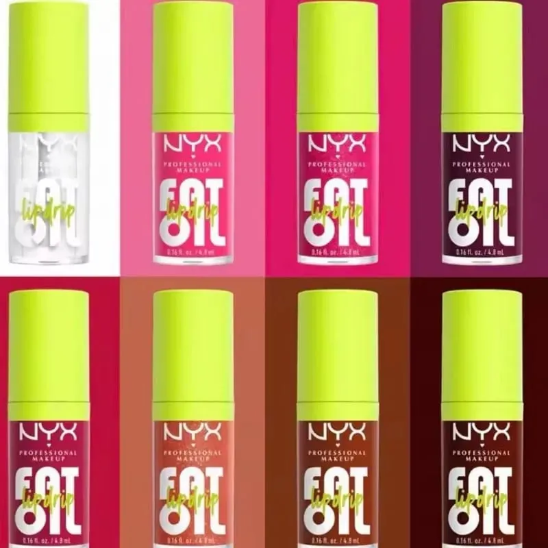 NYX Fat Oil Lip Gloss Drip Lip Gloss מעניק לחות עמוקה לשפתיים דמוי מראה לא דביק סקסי ליפ גלוס Glaze איפור שפתון קוריאני אופנה