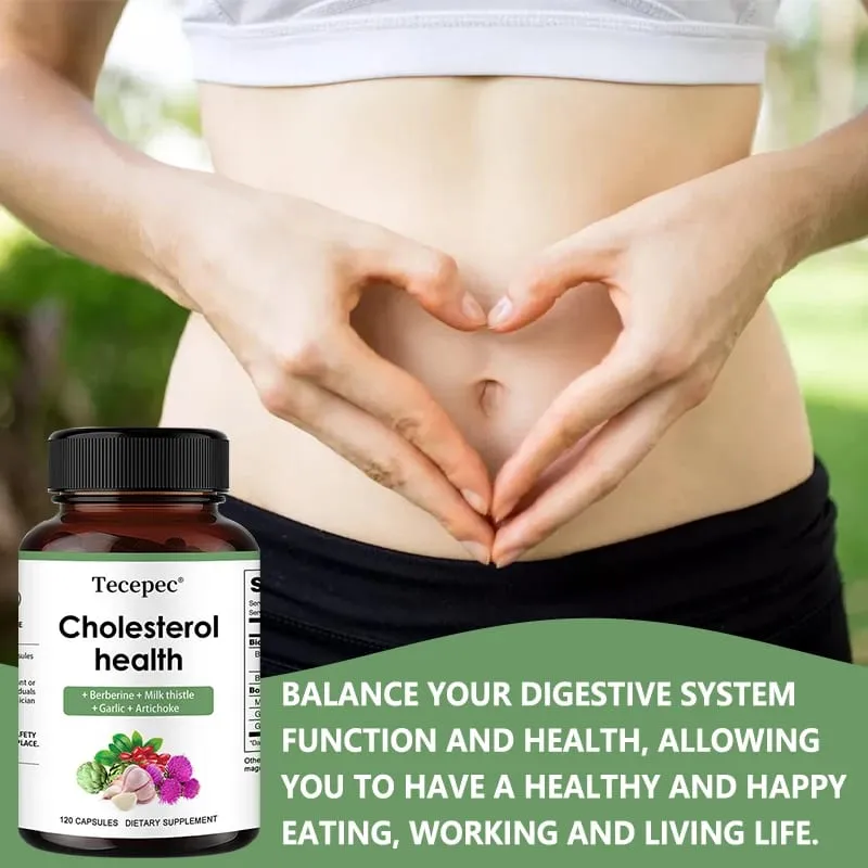 Cholesterol Support Supplement - Contains Berberine Artichoke and Garlic To Support Healthy Cholesterol Levels and Natural Heart Health — image 6