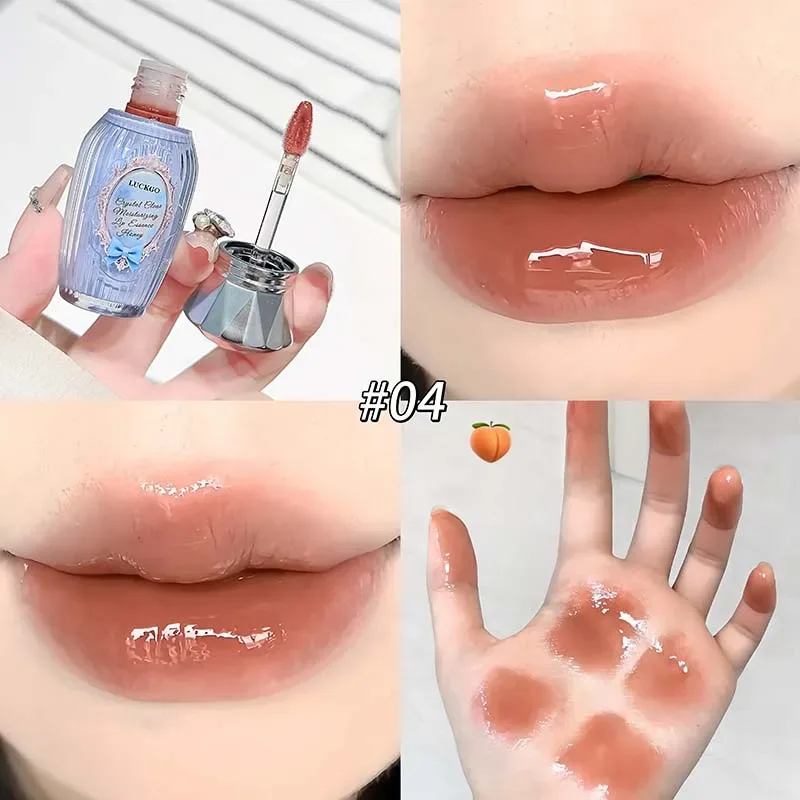 Σχήμα βάζου Water Light Lip Glaze Mirror Lipstick Lip Gloss Ενυδατικό Ενυδατικό Χρωματισμό Φθινοπωρινό χειμωνιάτικο κραγιόν μεγάλης διάρκειας