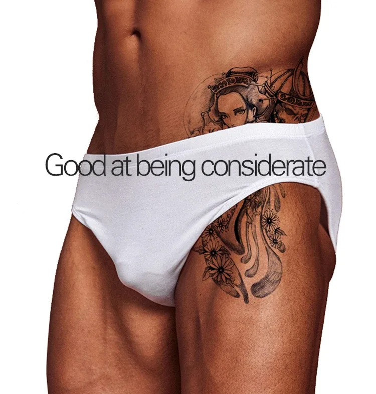 Men's Modal Ultra Thin Bare Feel Briefs, Low Rise High Elastic Breathable 3D Convex Pouch Underwear
