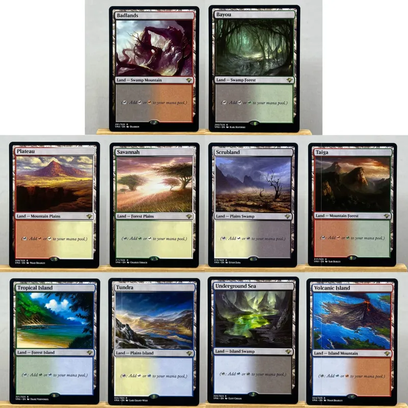 TCG Proxy Cards Deck Borad Games הולוגרמה בודדת לוטוס שחור Power9 Dual Landes The One Ring — image 19