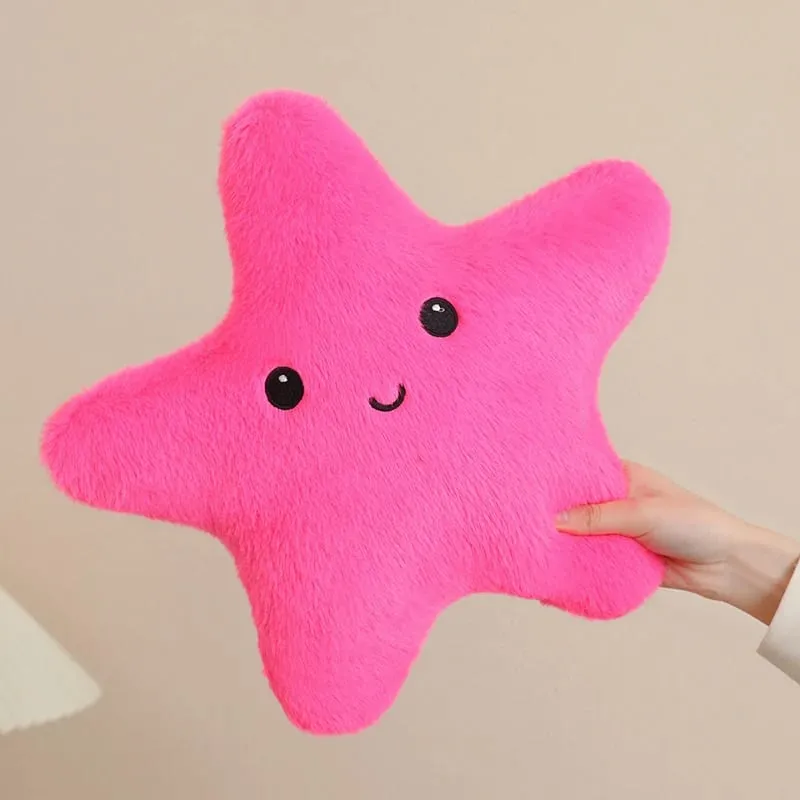 35/40 εκατοστά Starfish Star βελούδινο μαξιλάρι γεμιστό χαμόγελο Happy Sky μαξιλάρι πολύχρωμο μαξιλάρι ντεκόρ για καρέκλα καναπέ πίσω υποστήριξη δώρο
