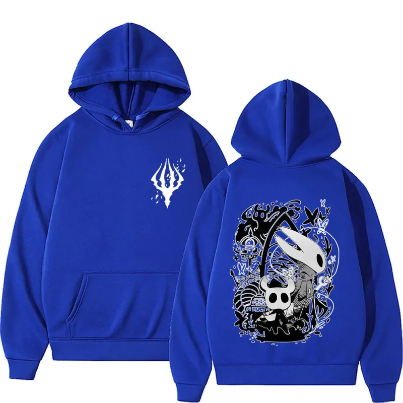 Oyun içi boş şövalye grafik kapşonlu erkek kadın giyim rahat büyük boy streetwear erkek Vintage polar kapüşonlular hayranları hediye eşofmanı — image 7