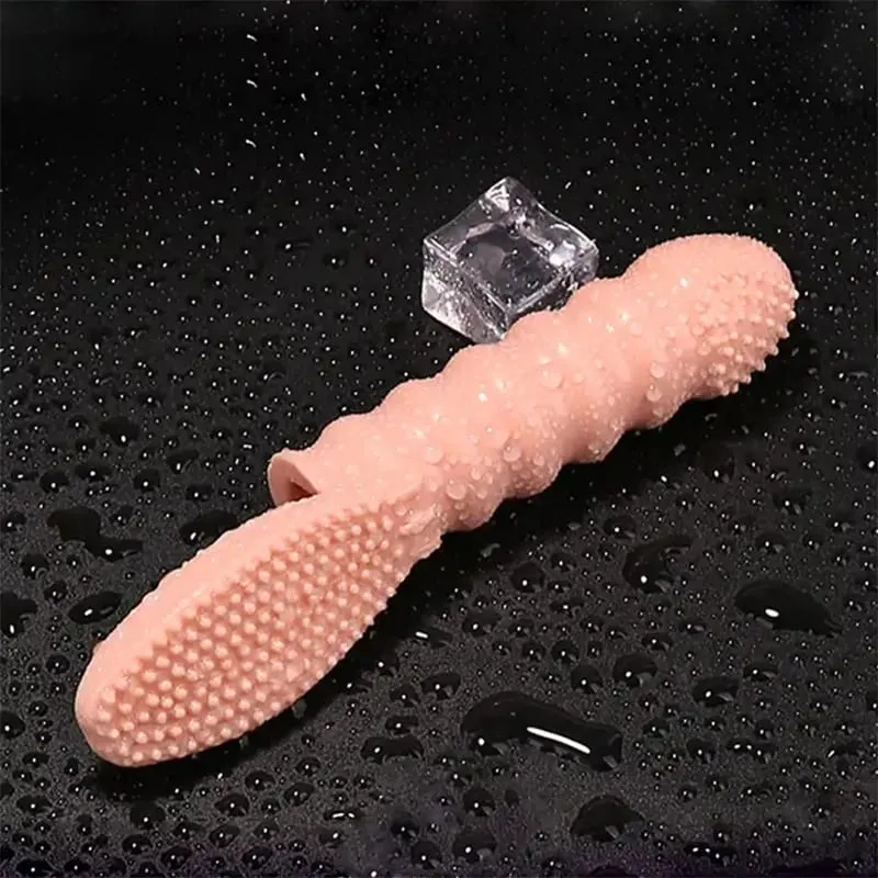 Erotic vibrating finger gloves g-spot stimulation high quality rechargeable finger vibrator couple flirting sex toys — image 5