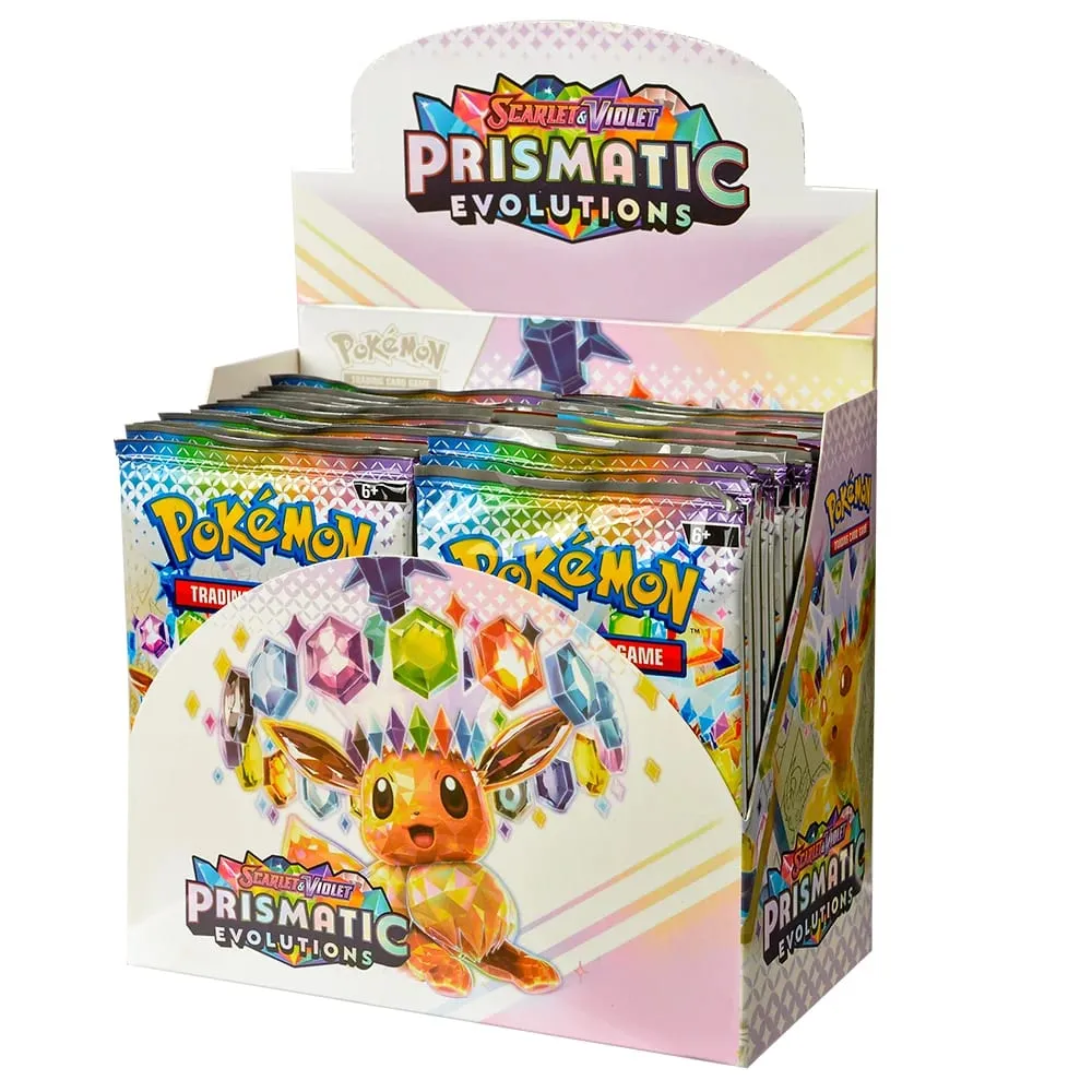 Εμπορική κάρτα Pokémon 360Pcs English Pokémon TCG: Prismatic Evolutions Scarlet Violet Box 36 Pack Box