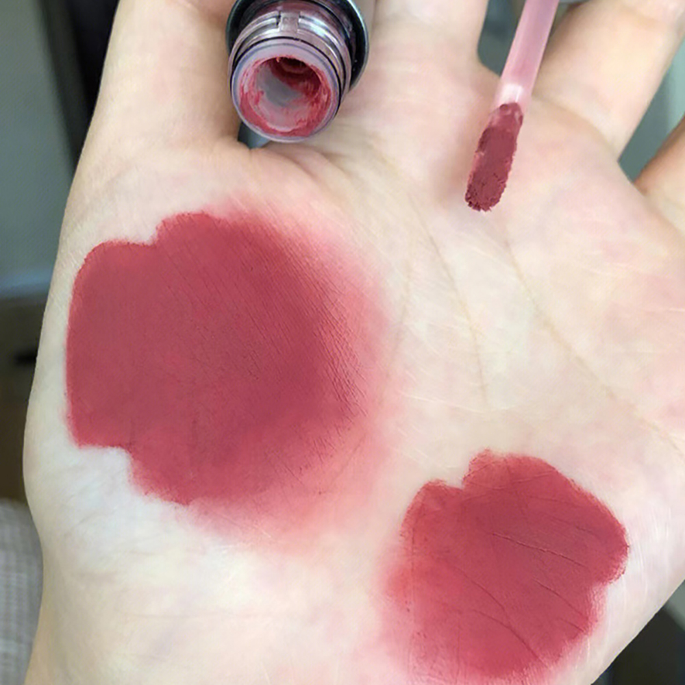 Cappuvini Espresso Matte Lipstick Velvet Lip Glaze Waterproof Long-lasting Texture Smooth Glossy Makeup Setting Lip Color