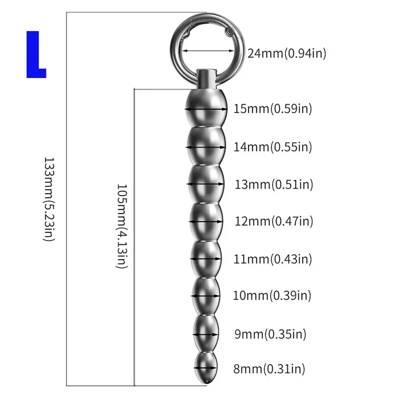 Fém Horse Eye Stick péniszdugó Húgycső gyöngy elektromos sokk Húgycső stimulátor Hangos maszturbáció Climax Szexjáték férfiaknak