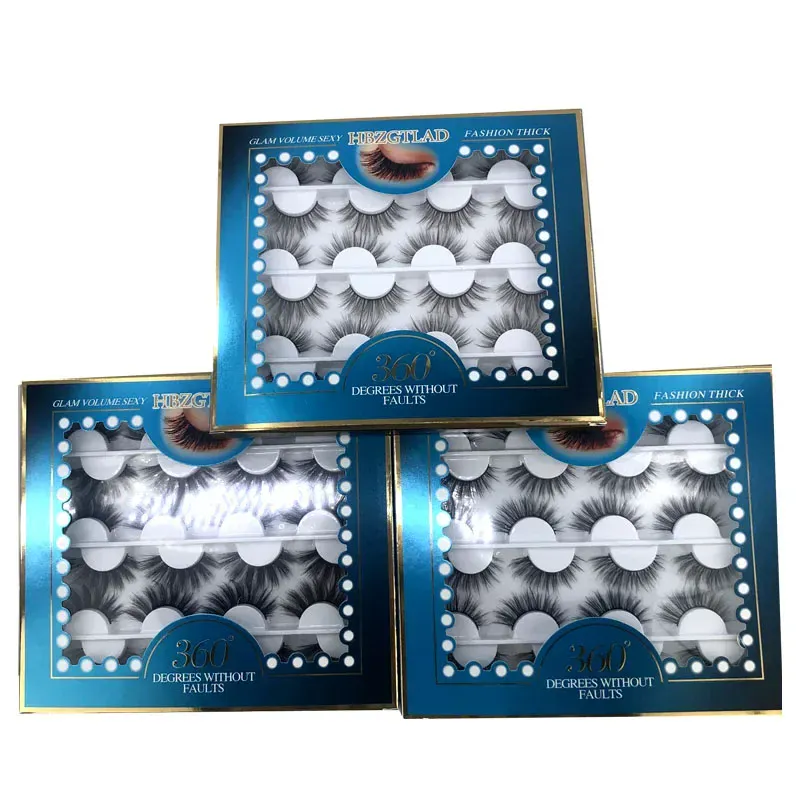 12 זוגות של Multipack 3D מינק ריסים מלאכותיים בעבודת יד, כלי איפור עיניים טבעי רך ונימוח — image 3