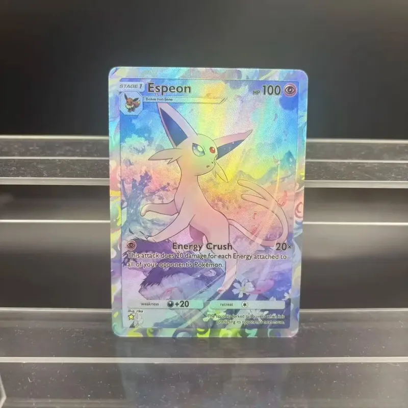 DIY POCKET Collection Cards Umbreon Espeon Jolteon ex Self Made Single Card Classic Game Anime Card Gift Toy