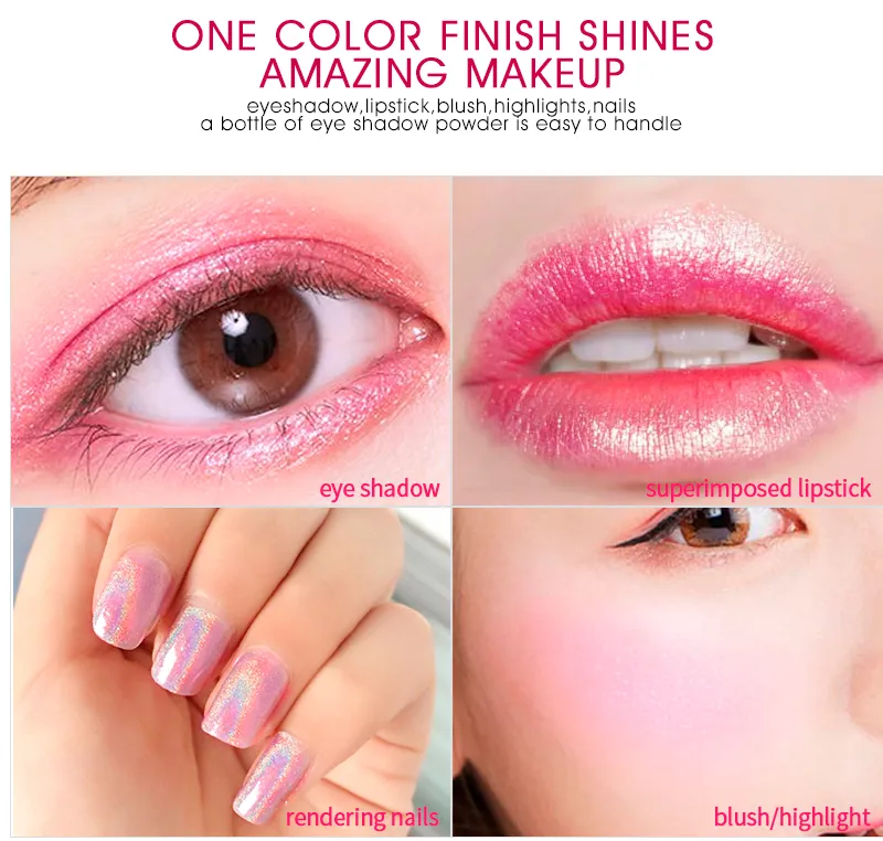 New Arrival Glitter Eyeshadow Metallic Loose Powder Waterproof Shimmer Pigments Colors Eye Shadow Makeup Cosmetics — image 6
