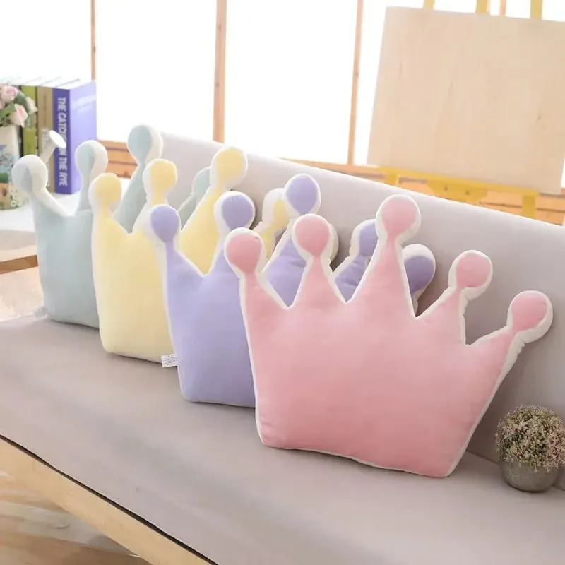 Μαλακό μαξιλάρι Princess Crown Γεμισμένο Μαξιλάρι ύπνου για κορίτσι Διακόσμηση καναπέ δωματίου Rainbow Cloud Star celebrity Studio Cushion Δώρο για εκείνη — image 5