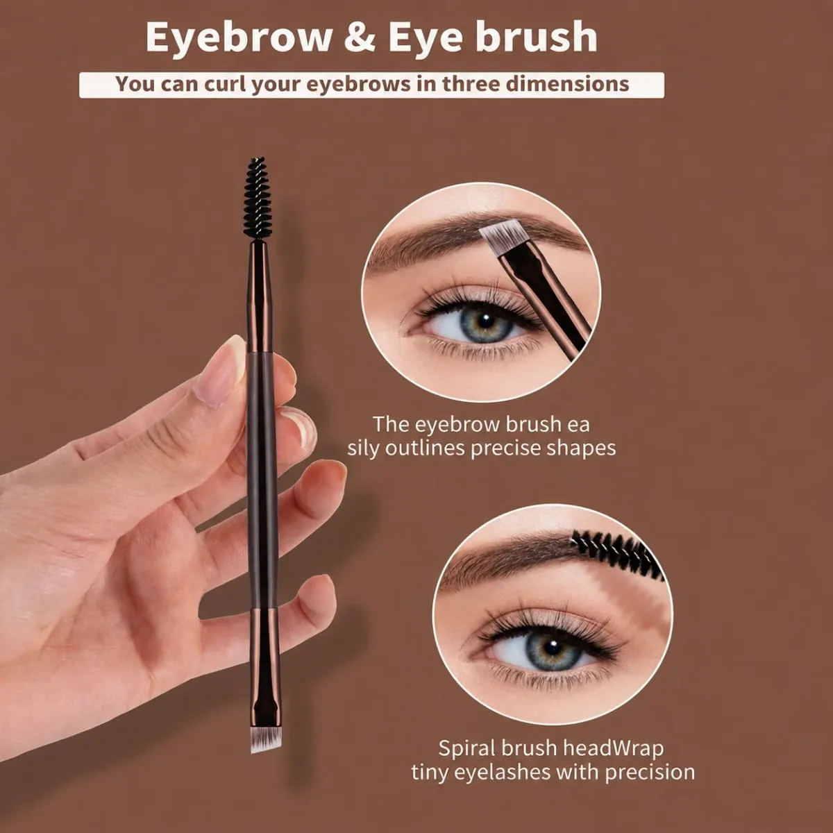 15 Buah Set Kuas Rias Profesional Kuas Mata Pencampur Bedak Foundation Rambut Sintetis Lembut dengan Tas Kulit Kosmetik Kecantikan — image 4
