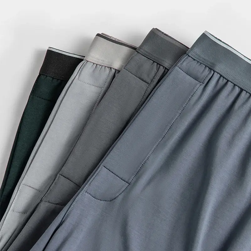1/2Pcs Modal Mens Aro Pants Seamless Loose Solid Color Breathable Panties Elastic Underwear Boxer Shorts Homewear Underpants — image 4