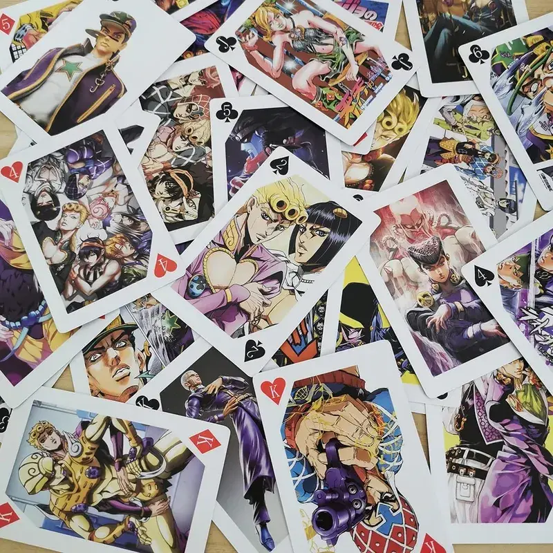 Κάρτες επιτραπέζιου παιχνιδιού Cosplay Joseph Joestar Kujo Jotaro Josuke με σκληρό εξώφυλλο παιχνίδι πόκερ Δώρο με κουτί — image 6